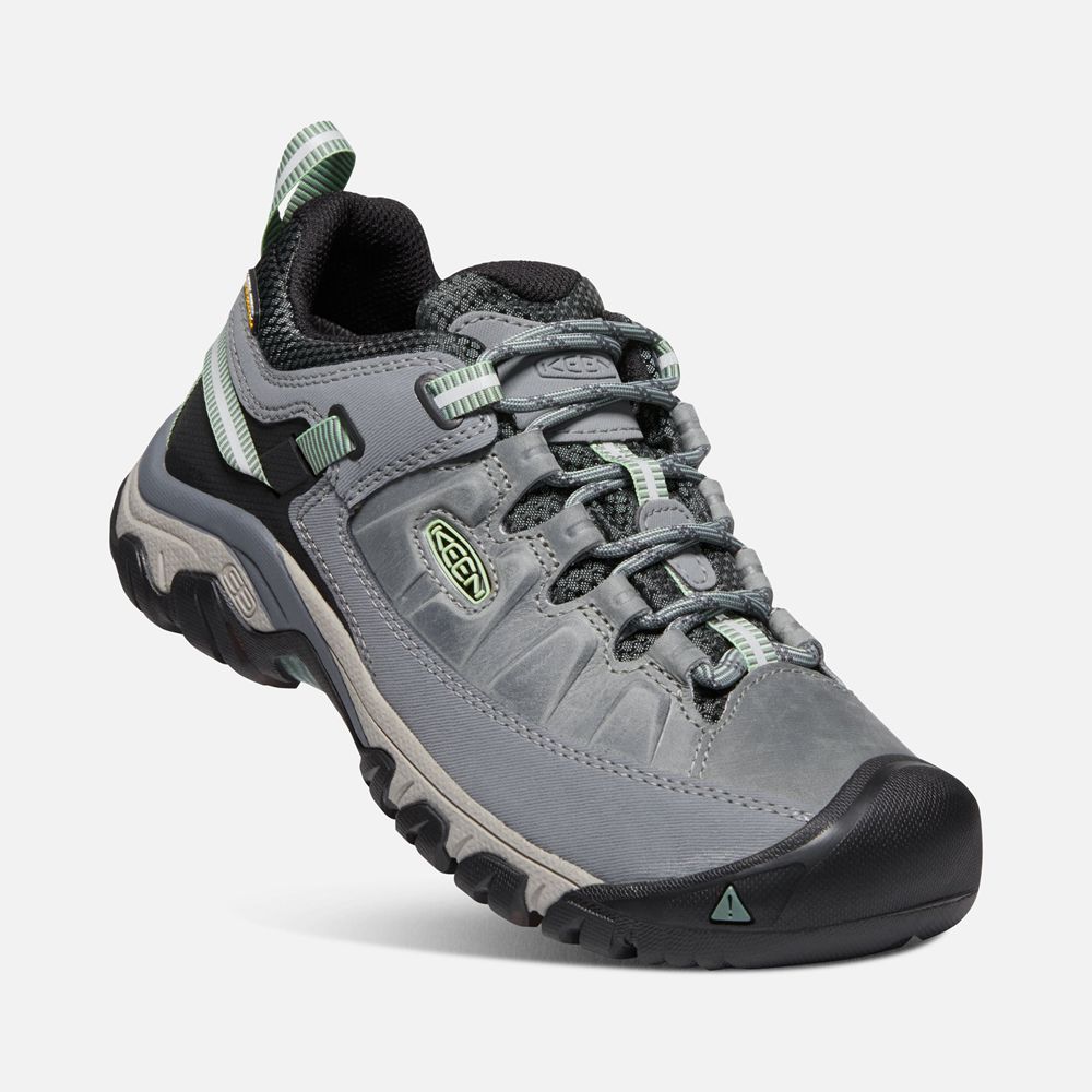 Zapatos de Seguridad Keen Mexico Grises/Negros - Mujer Targhee Iii Waterproof - KH8297034